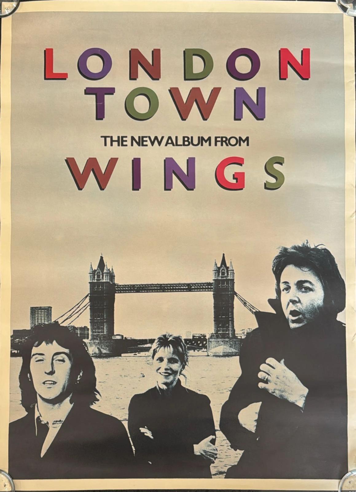 Paul McCartney London Town Poster
