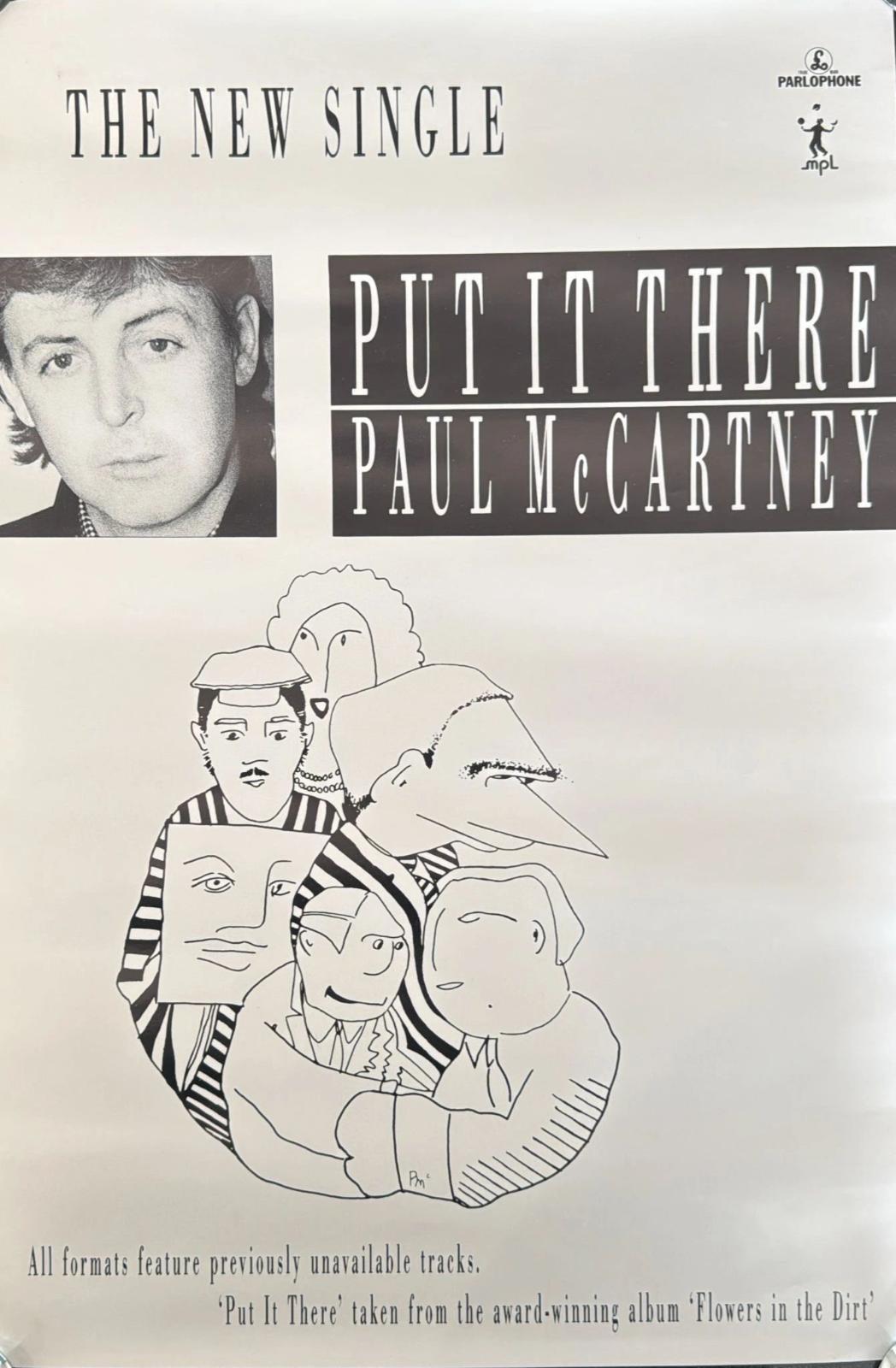 Paul McCartney Put it There single Promotional poster