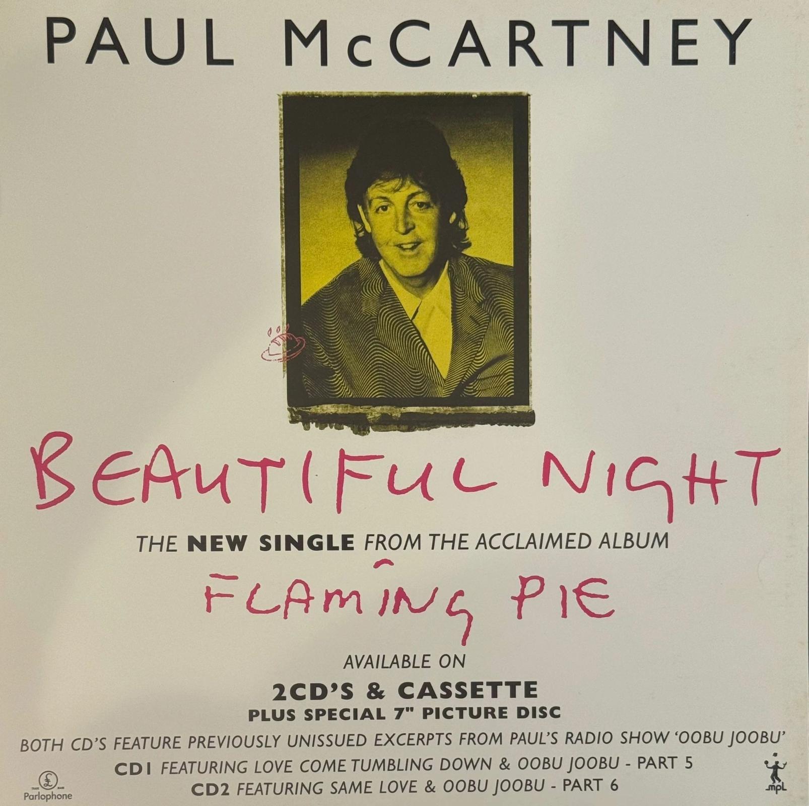 Paul McCartney’s Flaming pie store display collection