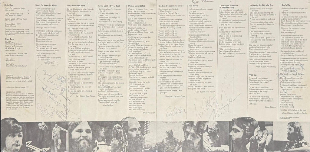 The Beach Boys “Surfs Up” Signed Lp