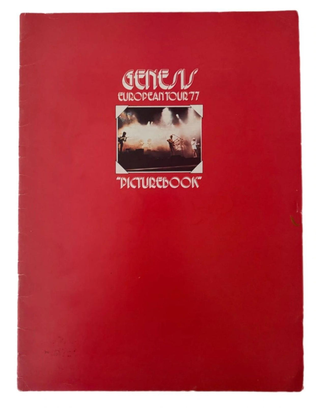 Genesis European Tour "Picturebook" tour programme And tickets 1977