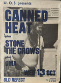 Canned Heat Stone The Crows, and Uma poster 1971