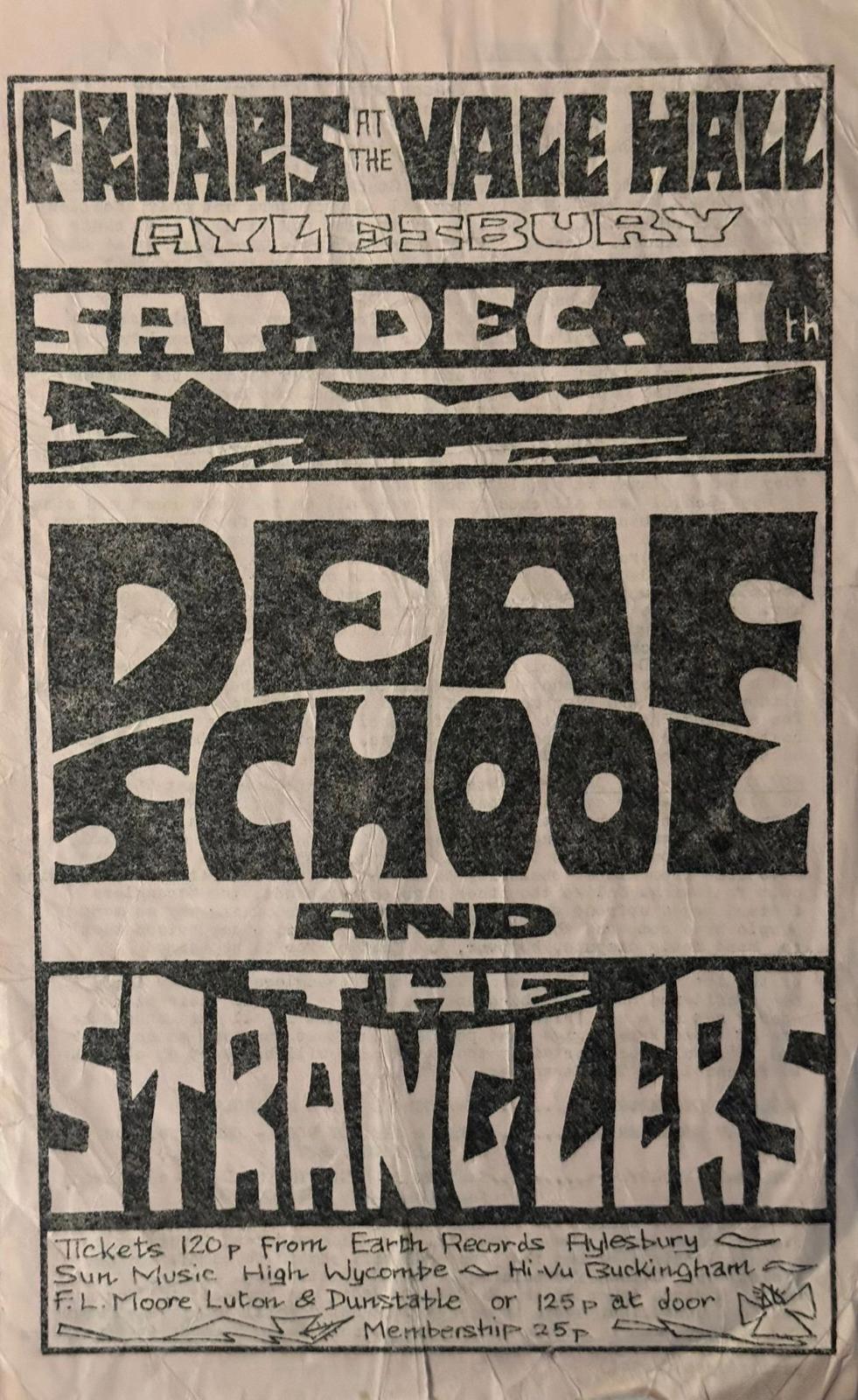 Frias Vale Hall concert flyer 1976