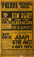 Friars Aylesbury concert flyer 1980