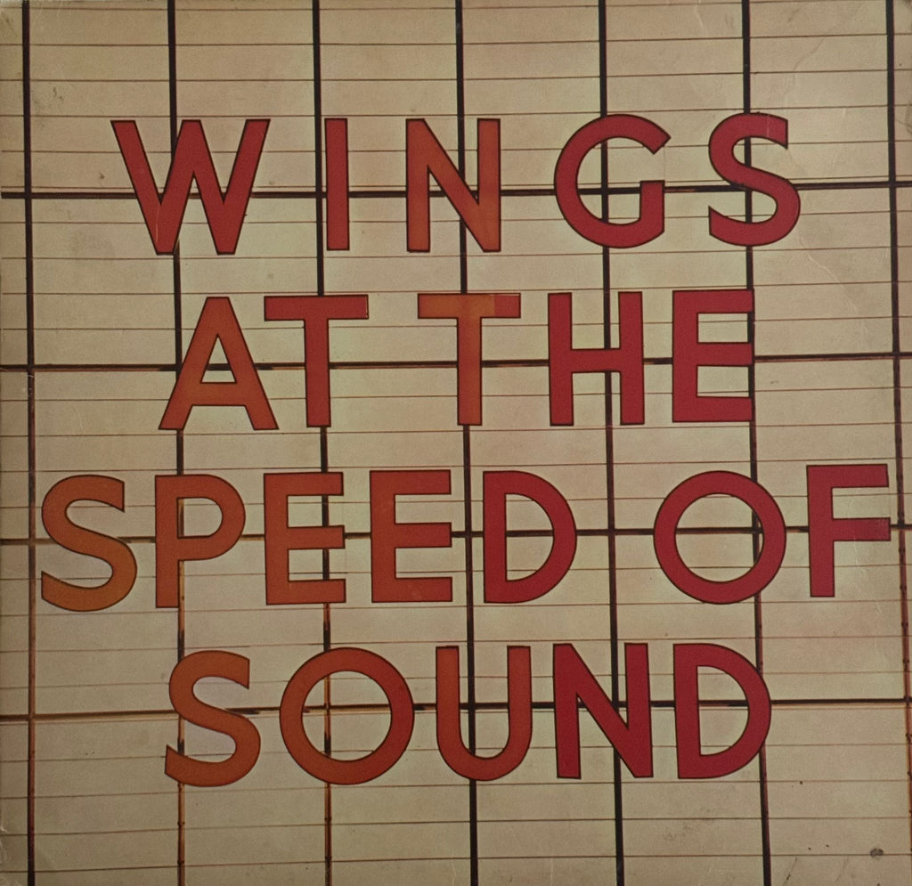 Wings At the Speed of Sound signed album