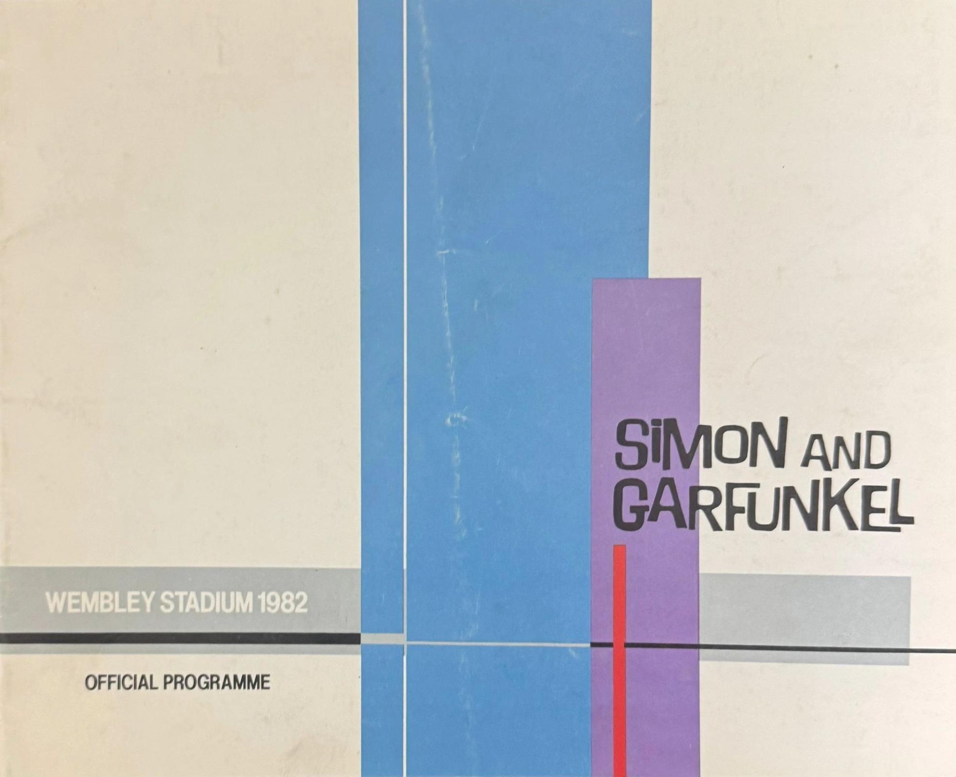 Simon & Garfunkel show concert programme