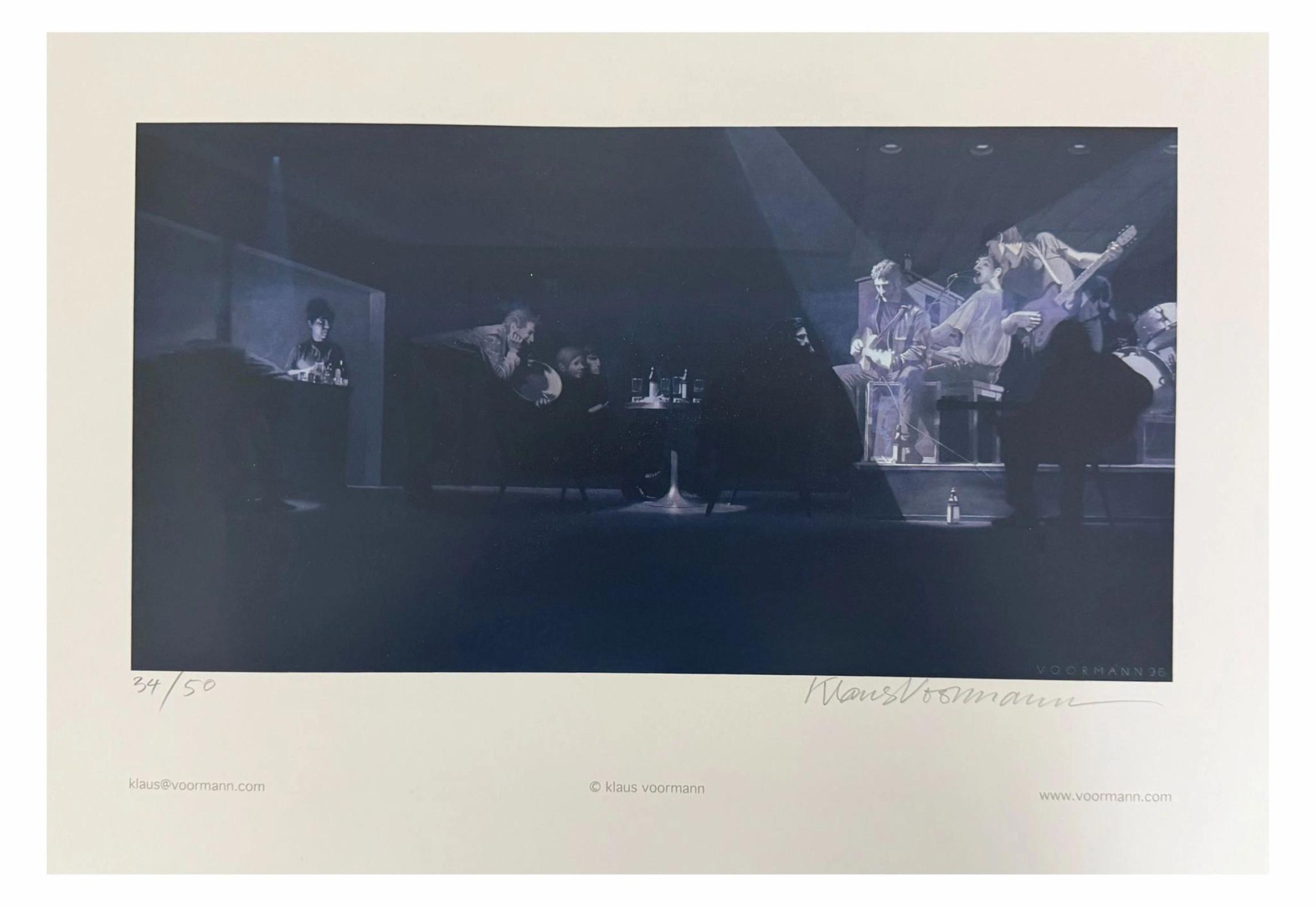 Klaus Voormann limited edition Hamburg Days Lithograph