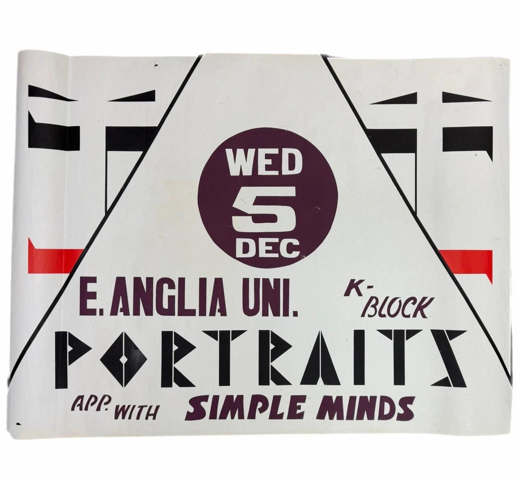 Simple Minds Poster 1979