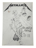 Metallica “And Justice for All” poster 1988