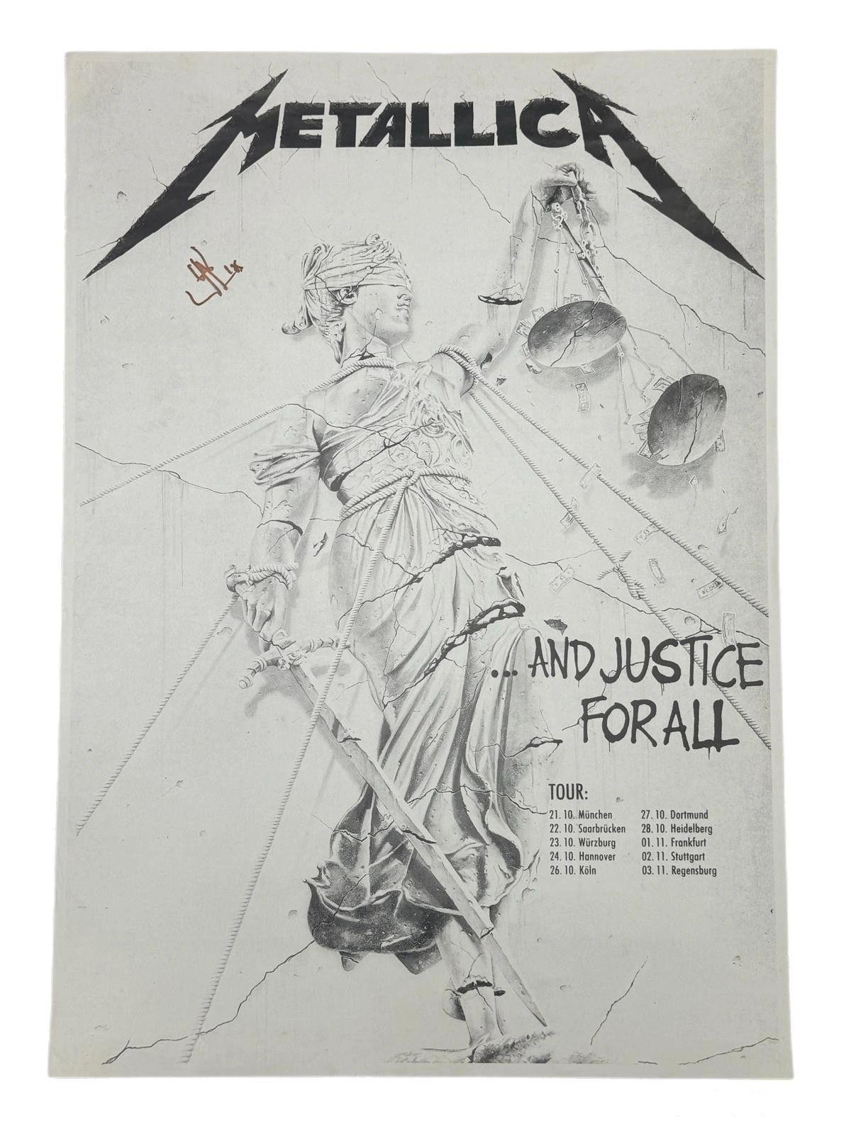 Metallica “And Justice for All” poster 1988