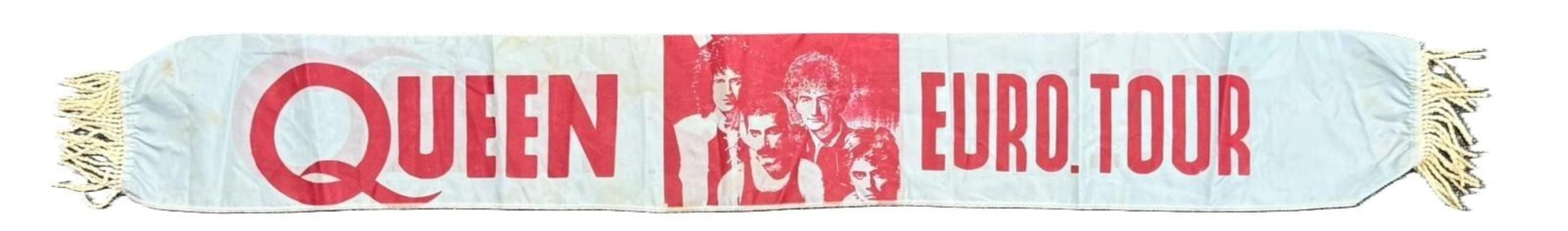 Queen Euro Tour concert scarf 1986