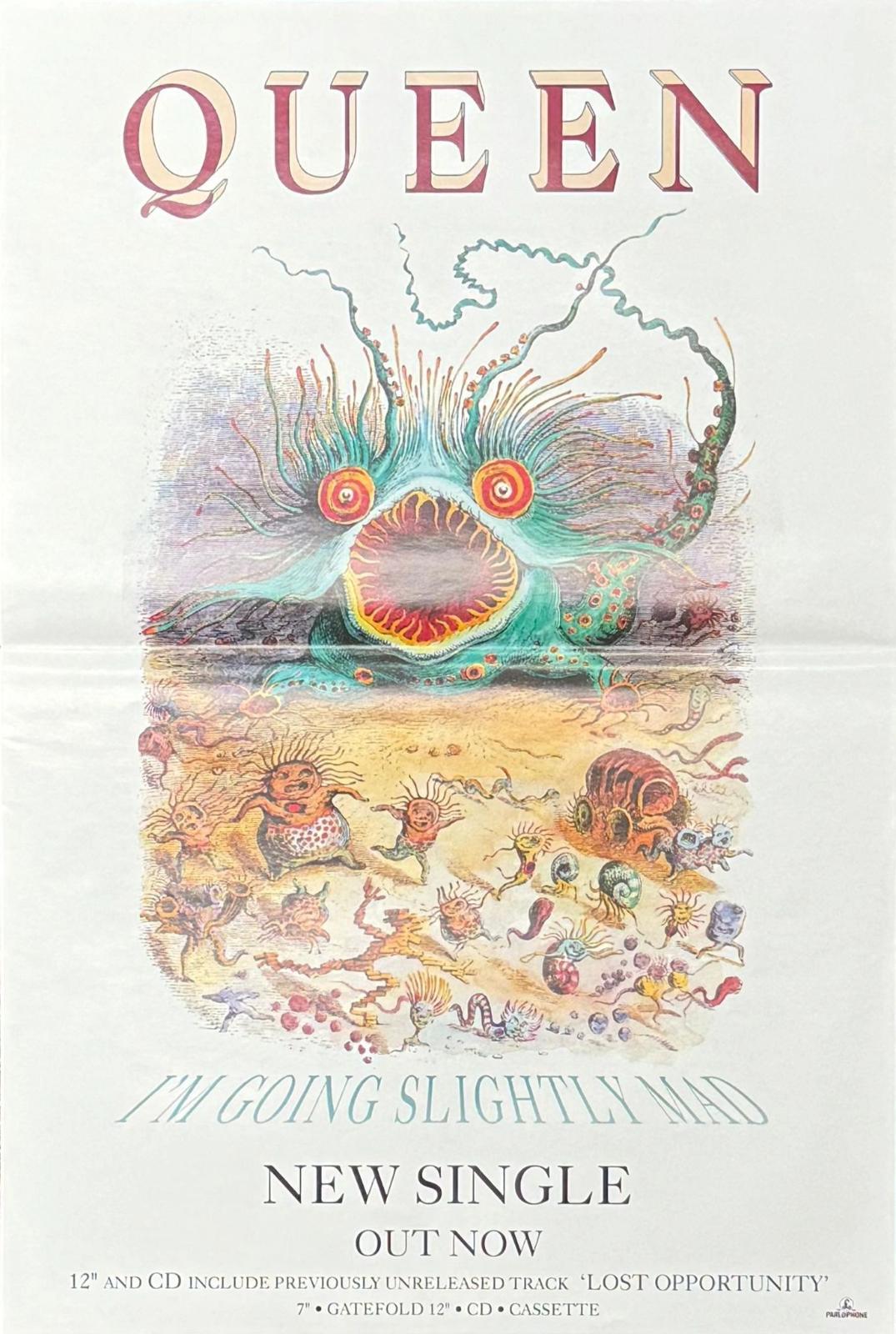 Queen “I’m Going Slightly Mad” Promo Poster