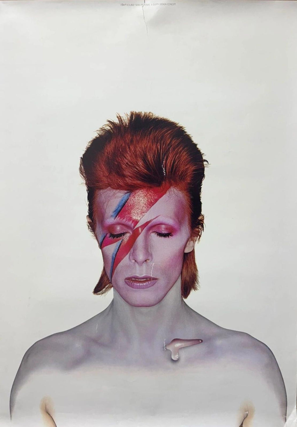 David Bowie “Aladdin Sane” Double Sided Poster 1973
