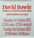 David Bowie World Convention poster 1983