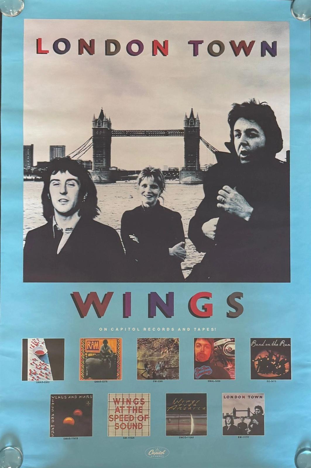 Paul McCartney London Town Poster