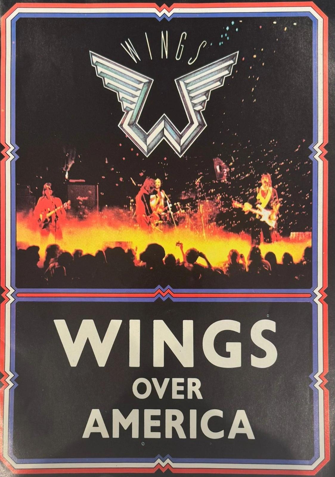 Paul McCartney & Wings 1976 Wings over America Tour Programme