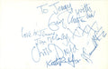 The Yardbirds Signed Columbia records promo card 1964