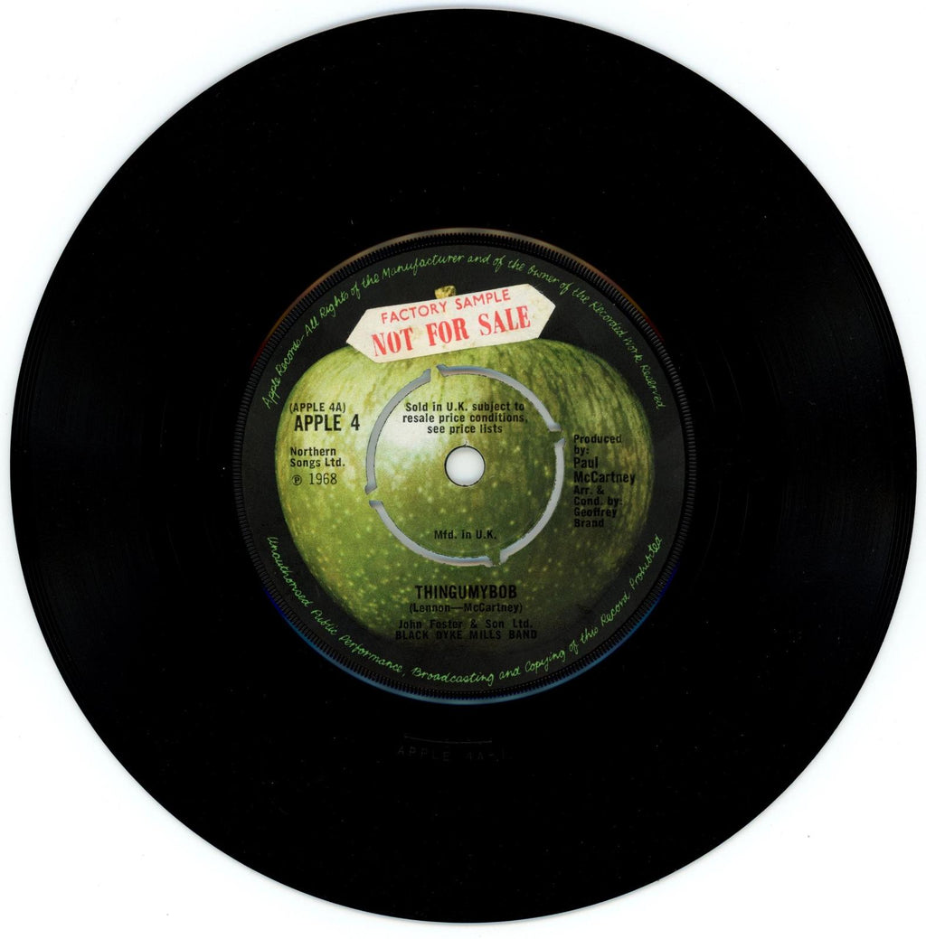 Black Dyke Mills Band Thingumybob Apple records demo