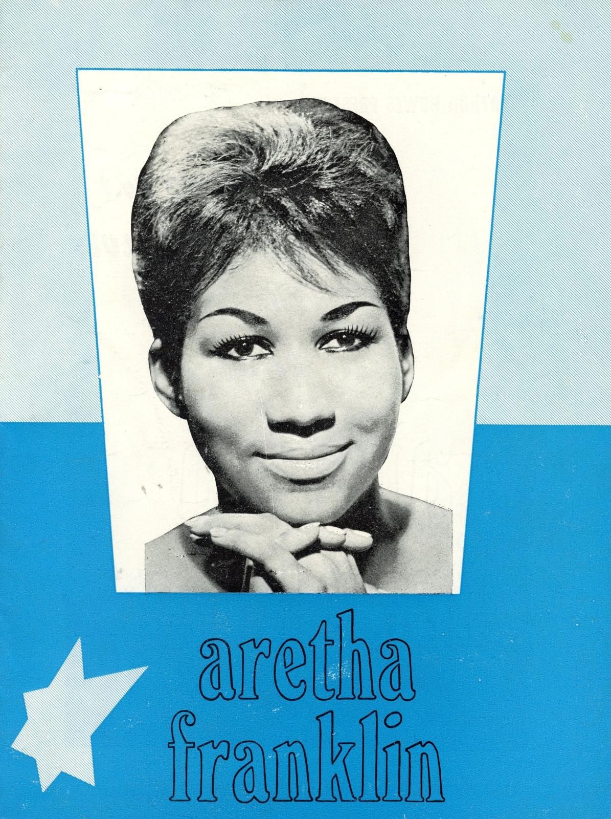 The Aretha Franklin Show original UK Tour Programme 1968