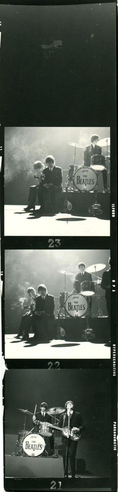 The Beatles original kodak Contact strip 1964