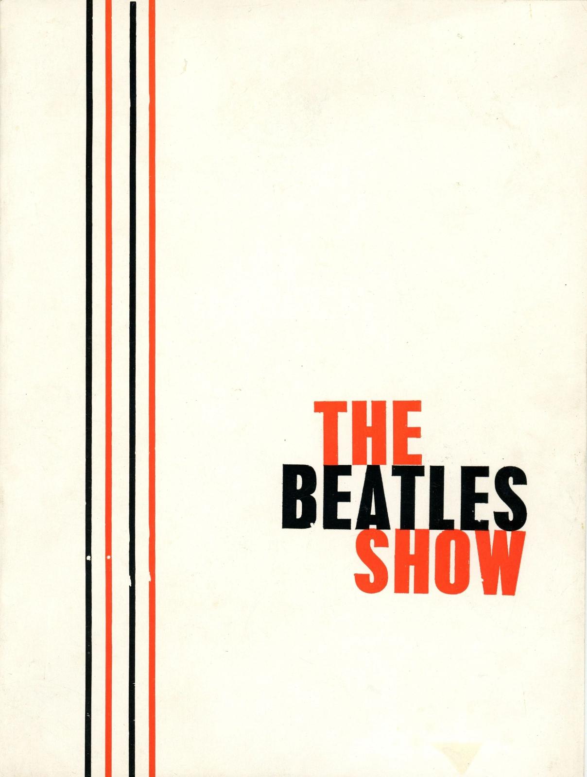 The Beatles Show programme White cover 1963