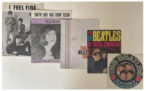 Collection of Beatles books and programmes 1960
