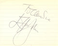 Elton John Autograph 1980s