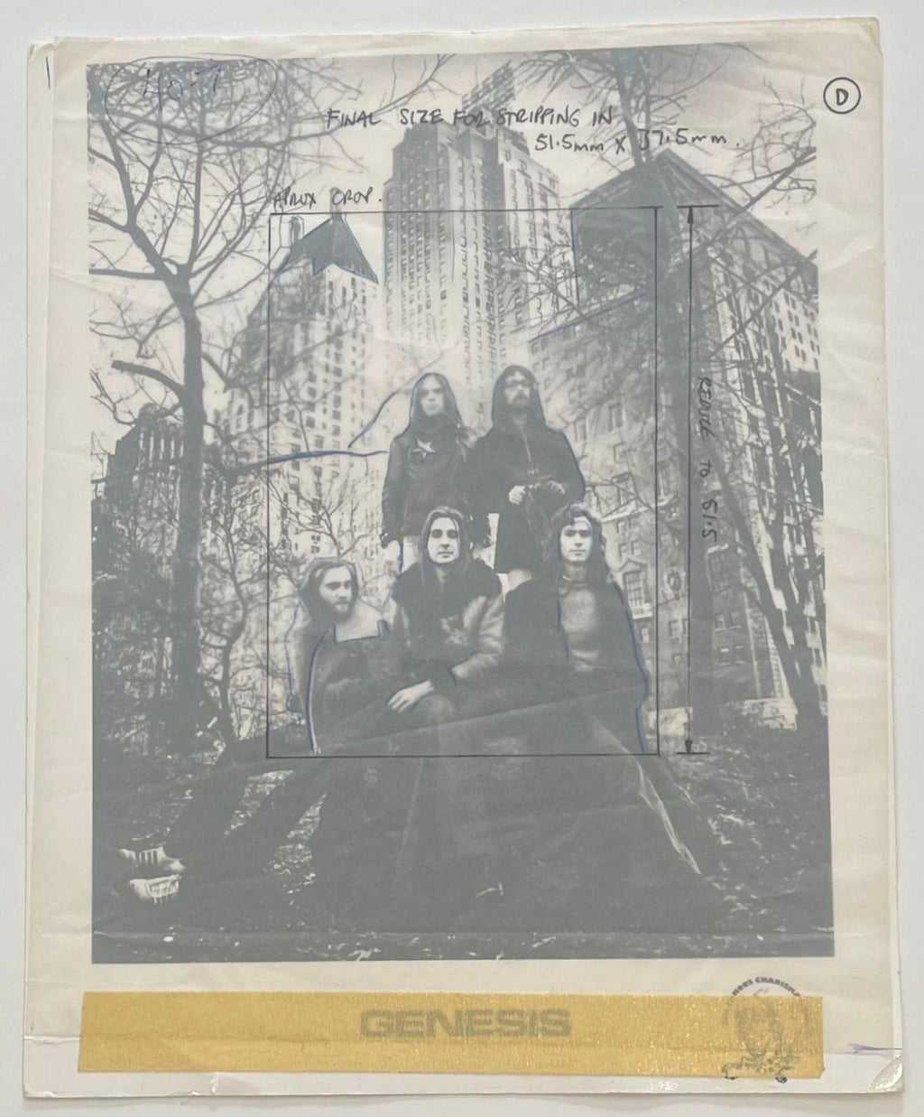 Genesis promotional photograph mock up
