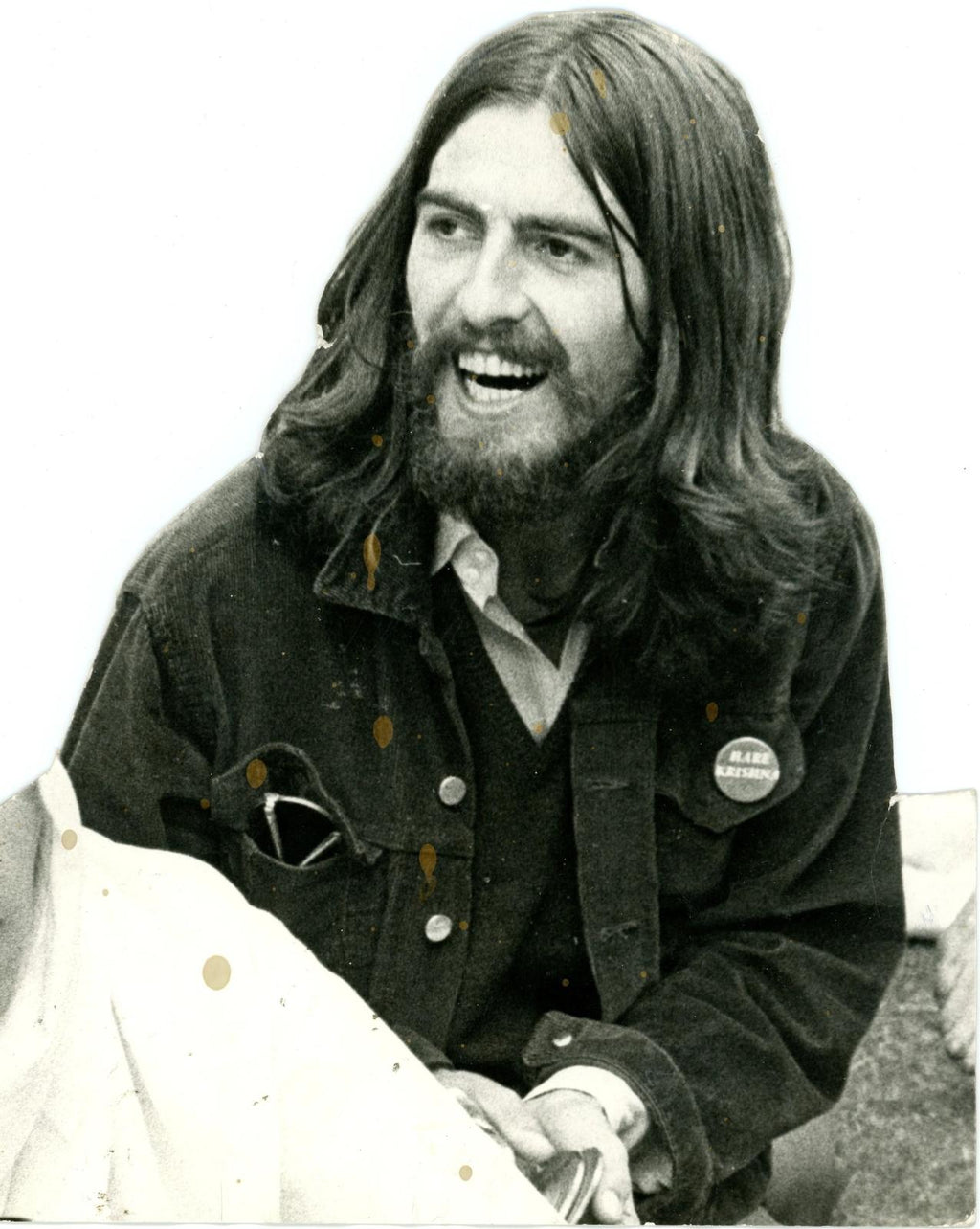 George Harrison Melody Maker cut-out photograph