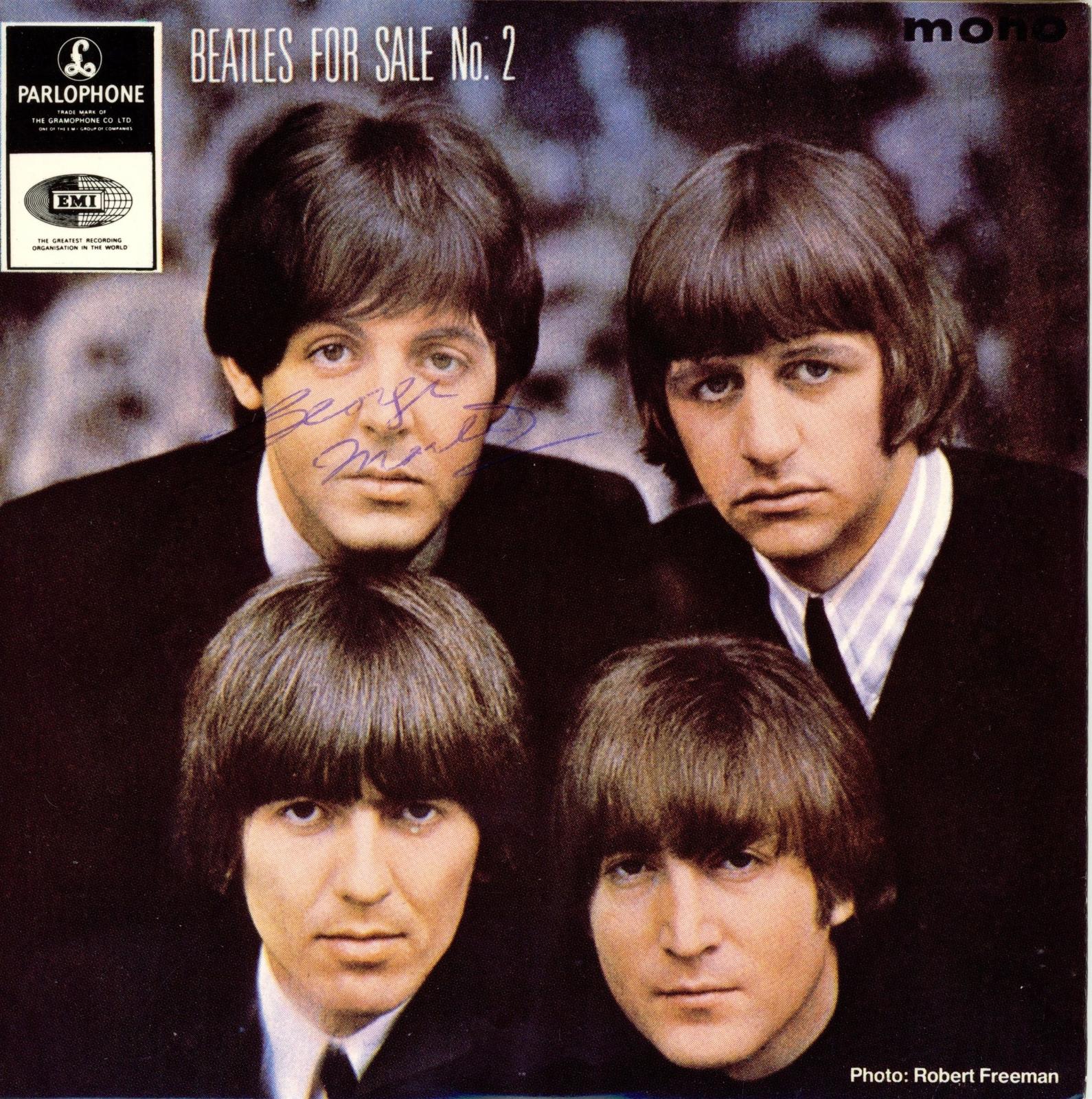 George Martin Signed The Beatles' Beatles for Sale No. 2 CD