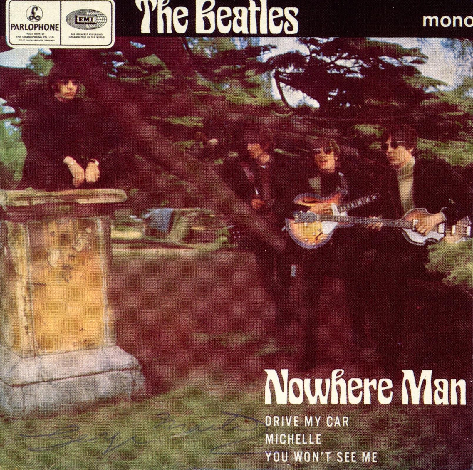 George Martin Signed The Beatles ‘Nowhere Man’ CD