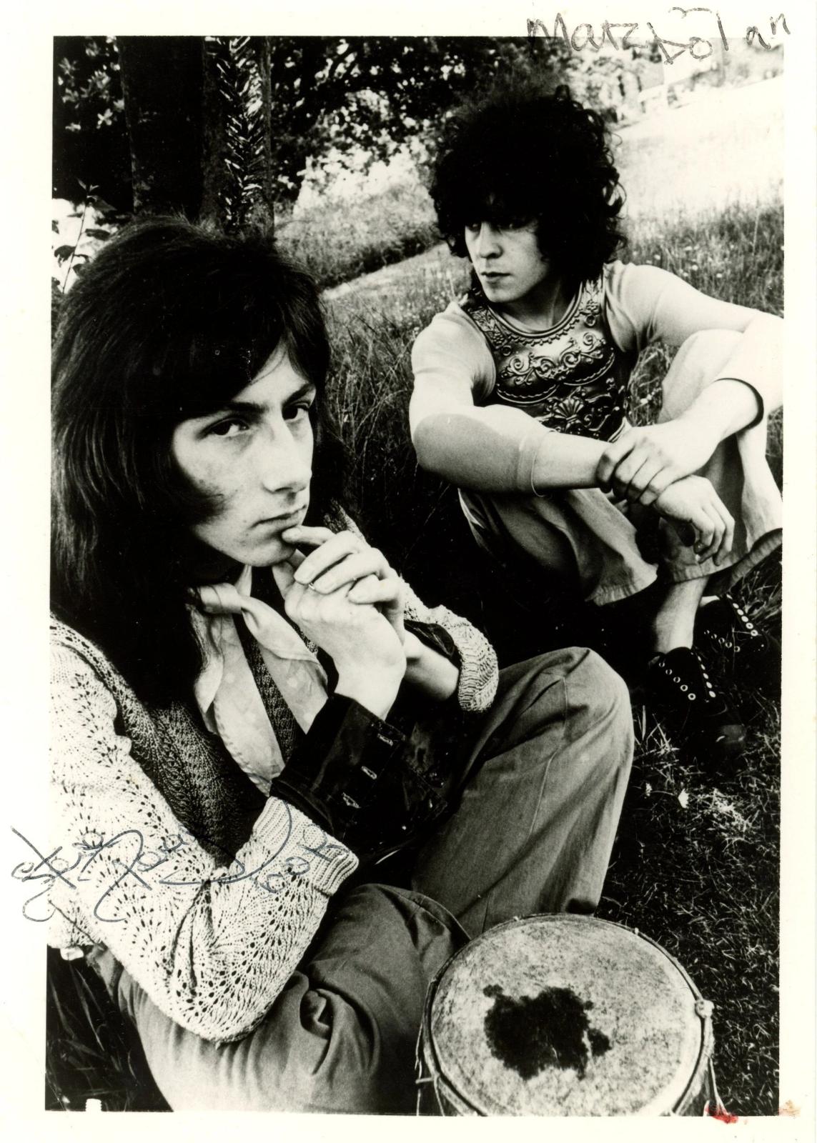 Marc Bolan T.Rex Signed promotional photograph