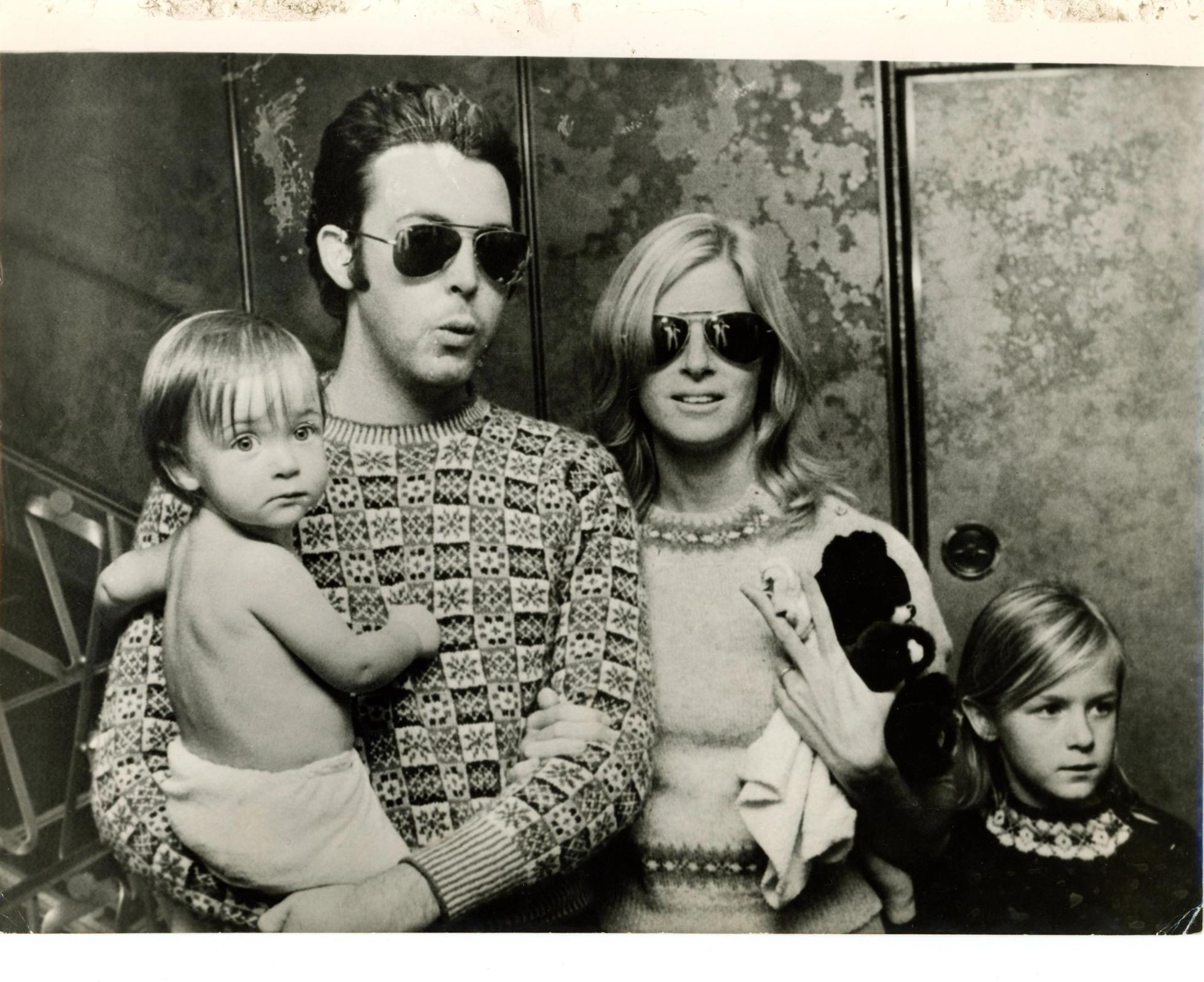 Paul McCartney family Photograph 1970