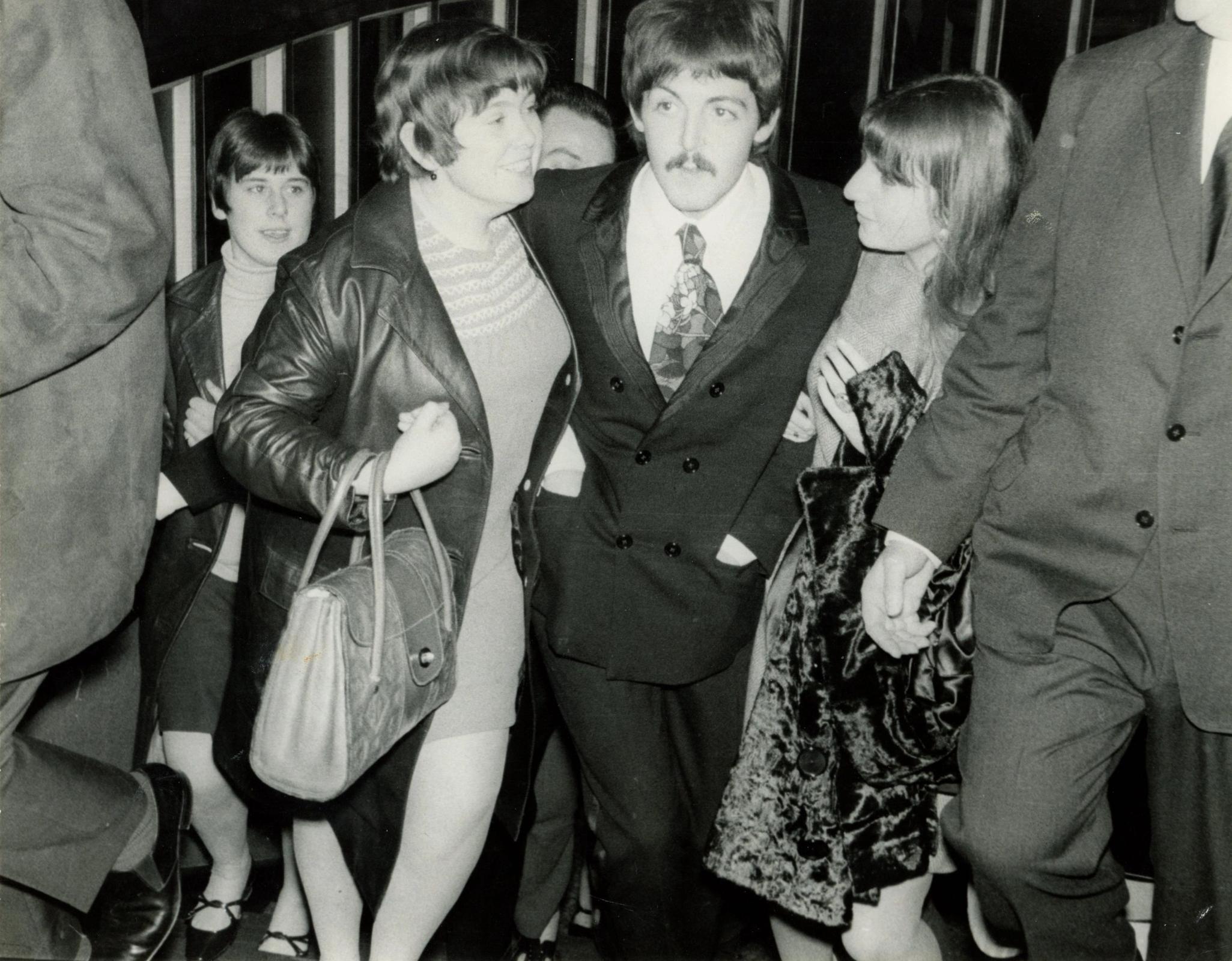 Paul McCartney The Family Way premiere photograph 1966