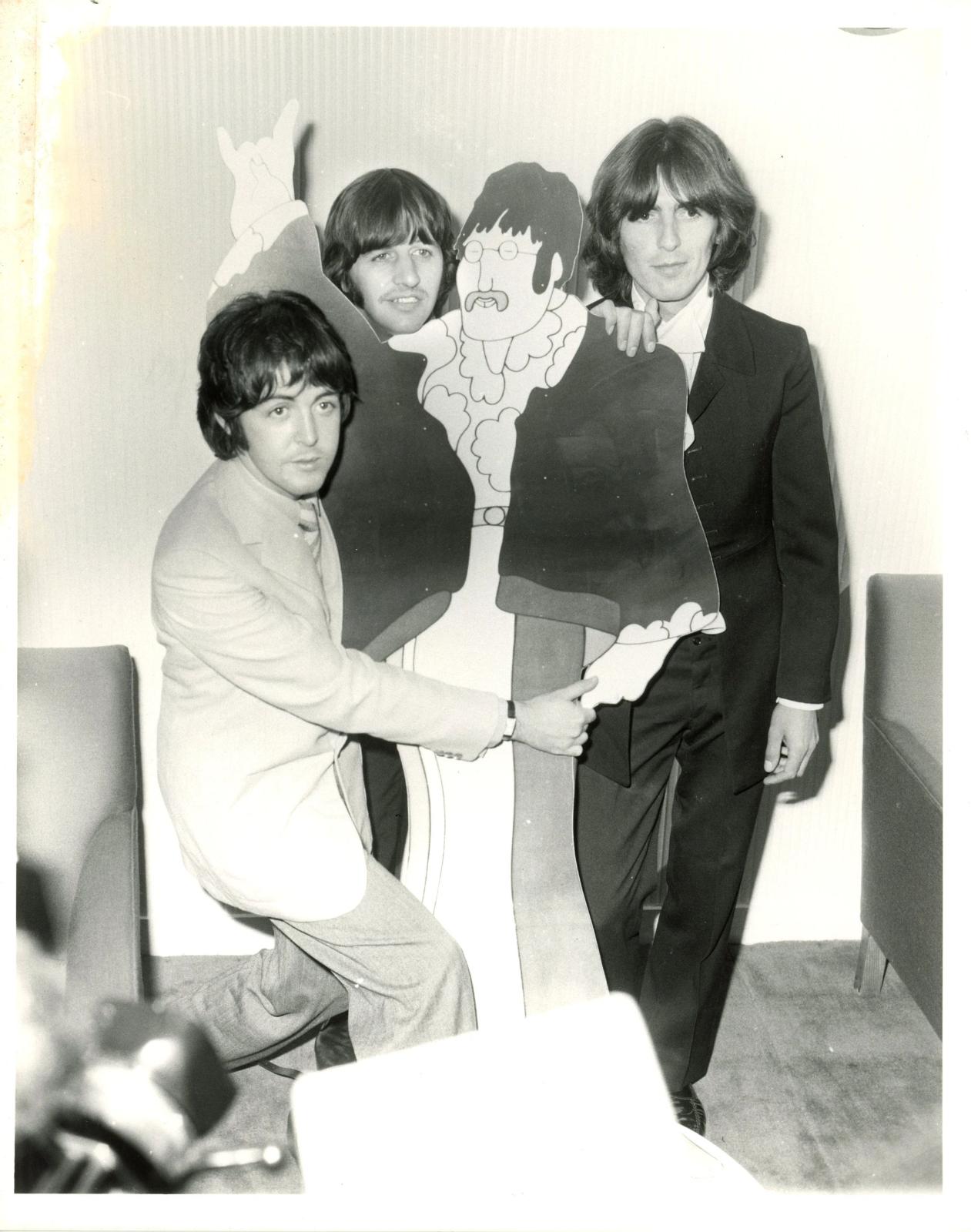 Yellow submarine private screening photograph 1968