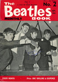 George Harrison signed Beatles monthly No:2