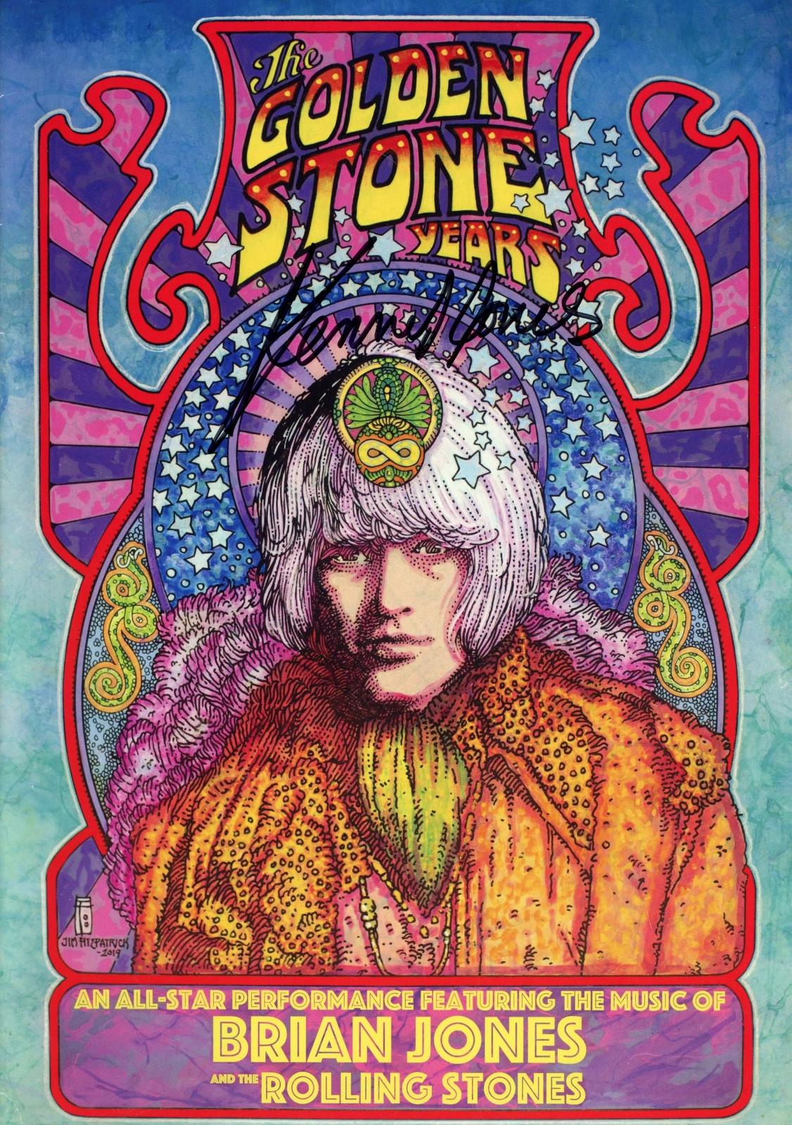 Kenney Jones Signed The Golden Stone Years programme