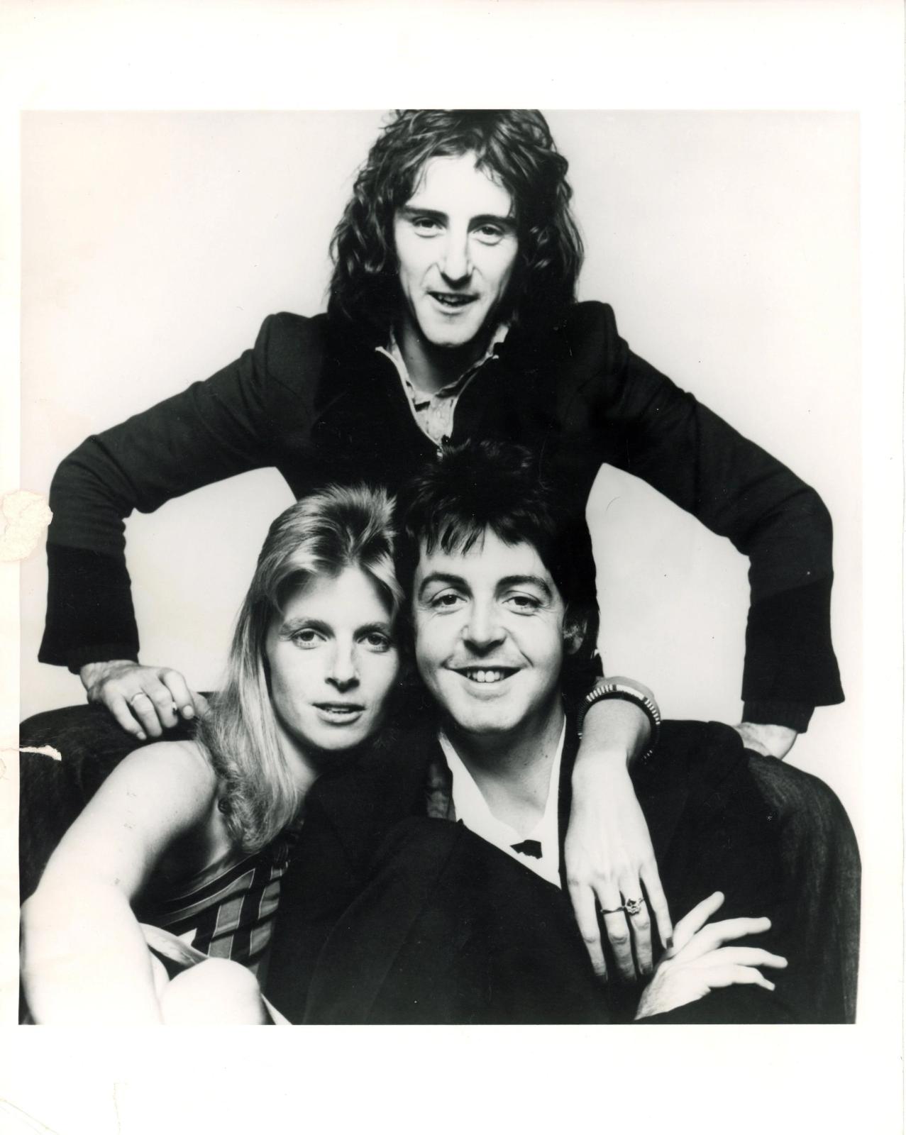 Paul McCartney and Wings photograph 1973