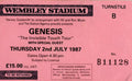 Three Genesis concert Tickets