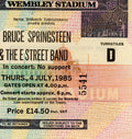 Bruce Springsteen Ticket Stub 1985