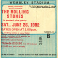 Rolling stones ticket stub 1982