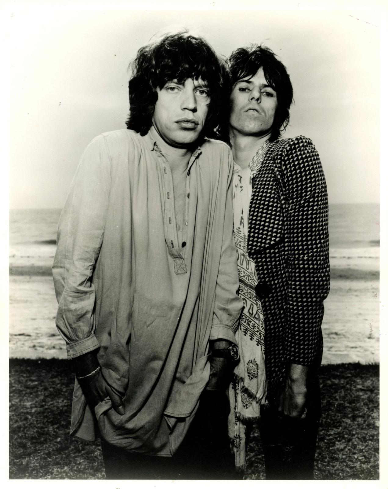 Mick Jagger and Keith Richarlds photograph 1976