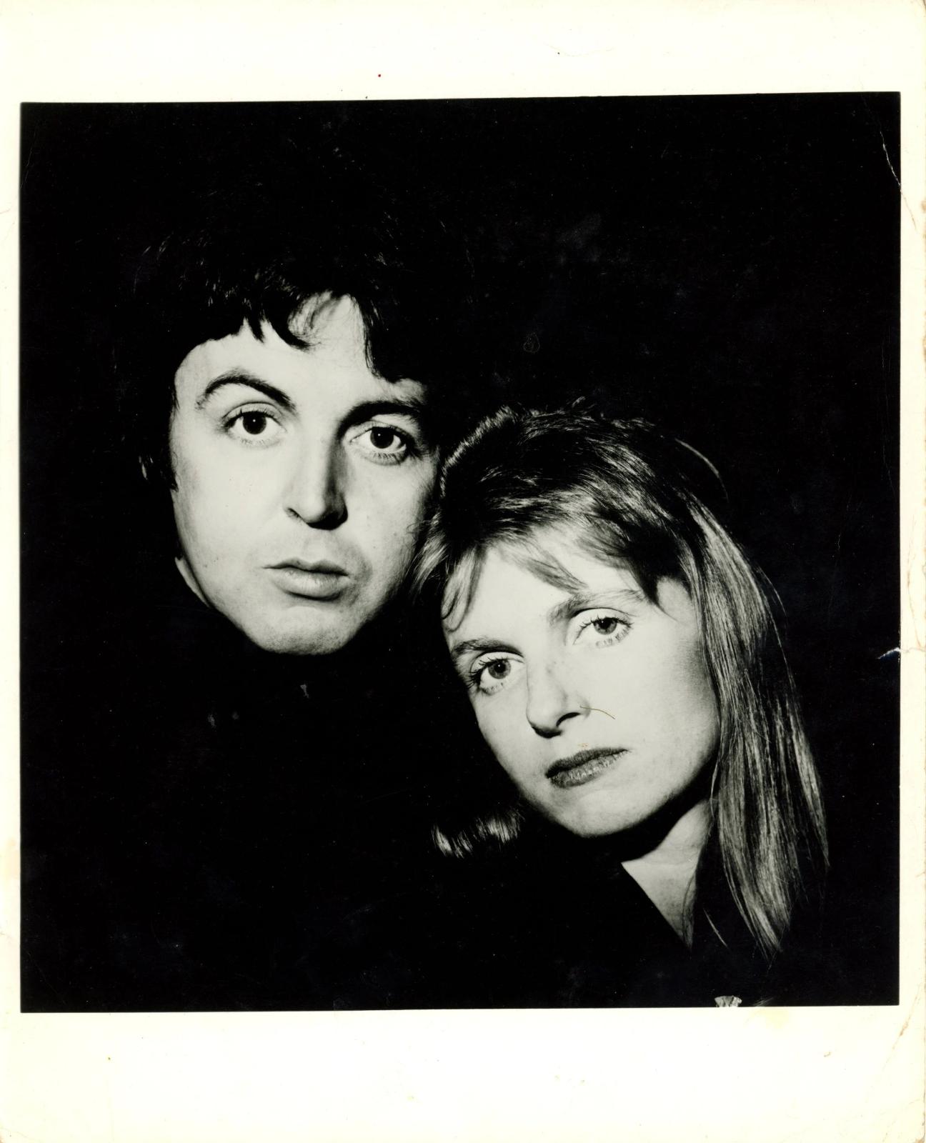 Paul and Linda McCartney 1970s photograph