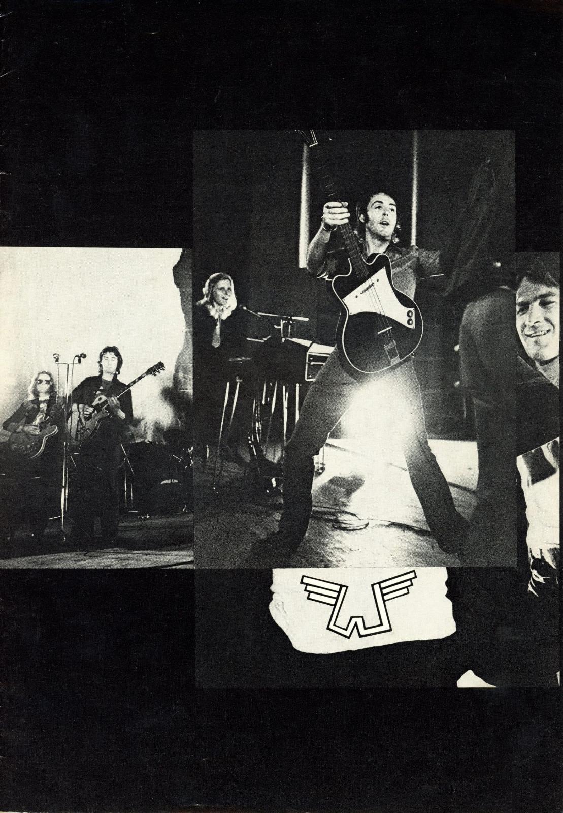 Wings Over Europe Tour Programme 1972