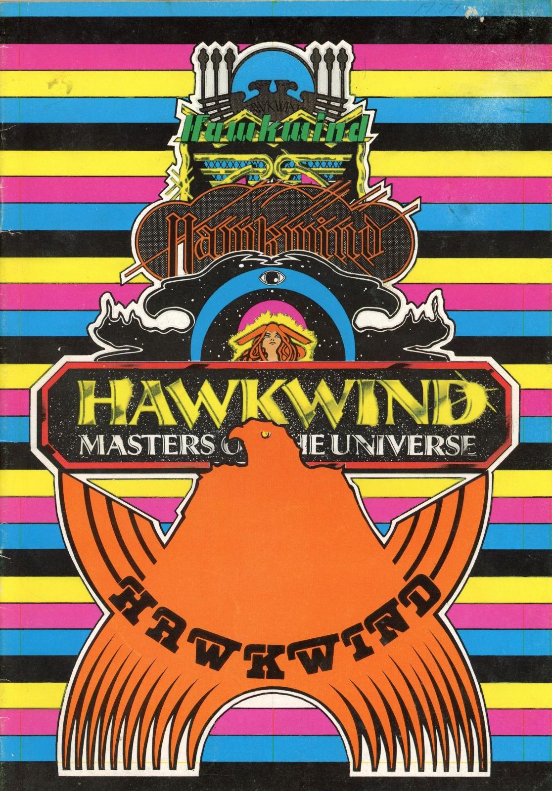 Hawkwind Masters Of the Universe UK tour programme 1979