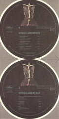 Paul McCartney and Wings “Wings Greatest Hits” unused record centre 1978