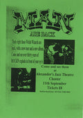 Man concert flyer 1990s