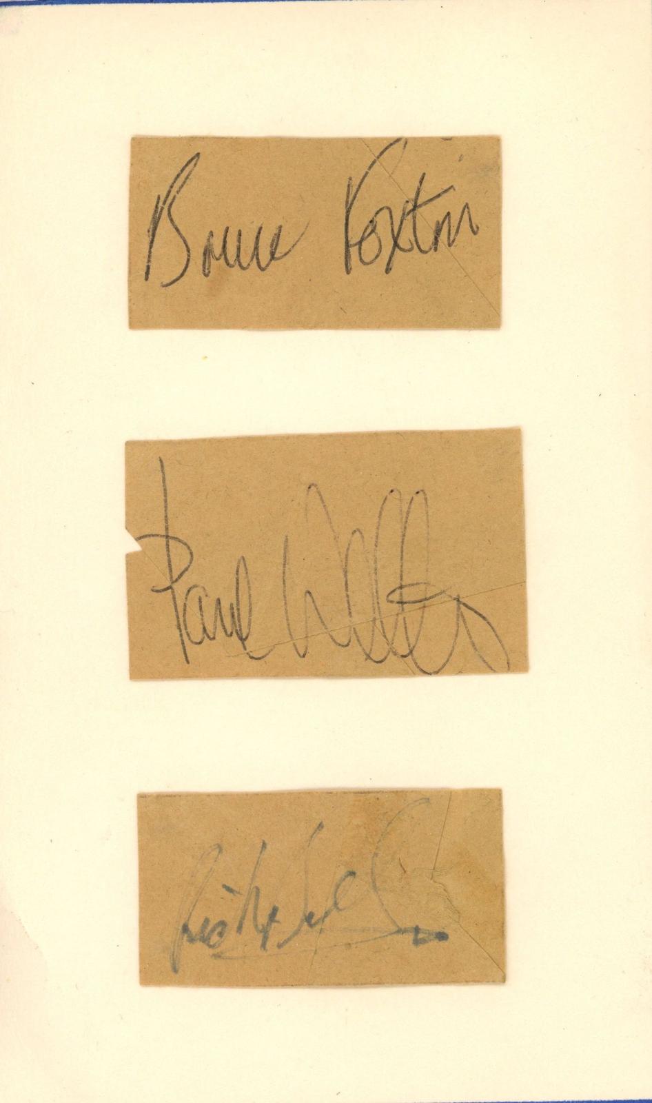 The Jam Autographs 1980s