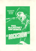 Paul McCartney and Wings Rockshow flyer and badge