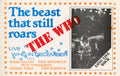 The Who Unpeeled United States Tour sticker 1979